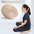 thumbnail image 4 of Pouf d'Extérieur 40 cm, Coussin Tatami en Paille Naturelle, Rond pour Méditation pour Zen, 4 of 8
