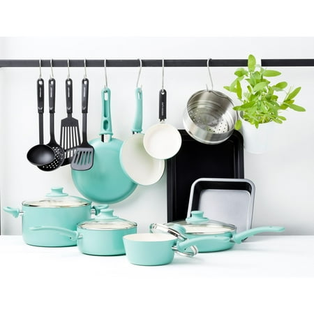 Greenlife Ceramic Non Stick 18 Piece Cookware Set
