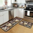 thumbnail image 7 of Kitchen Rugs Farmhouse Style for Floor, Rooster Kitchen Rug, Non-Slip Backing Kitchen Mat Set of 2 Washable Kitchen Rug Sets with Runner for Home Kitchen 17"x47.2"+17"x30", 7 of 7