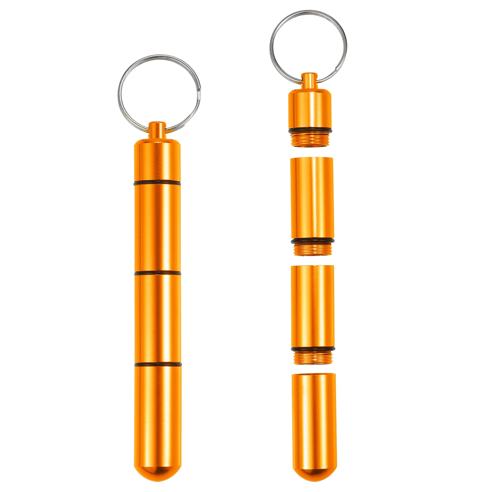 Unique Bargains Earwax Cleaning Tool Kit Portable Stainless Steel Gold Tone