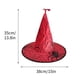 thumbnail image 2 of Uuiauoio Halloween Witch Hat Party Dance Costume Accessory Lightweight Comfortable Cloth Fabric for Adults Festive Cosplay Decoration, 2 of 2
