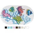 thumbnail image 1 of Bath Mat Bathtub Insert Baby Bath Mat Ocean Suckers Plastic Non-Slip Mat Nice Look Anti-Slip Bath Mat, 1 of 4