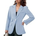 thumbnail image 3 of Casual Blazers for Women 2025 Long Sleeve Notch Lapel Collar Slim Fit Business Casual Work Office Jacket, 3 of 7