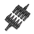 thumbnail image 4 of Amdohai Branch Solar Connector T Connectors for Parallel Connection between Solar Panels 5-Way IP67 Waterproof Solar Panel Cable Male Female Connector 14AWG-10AWG, 4 of 7