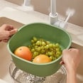 thumbnail image 5 of Double Layer Kitchen Colander, 2-in-1 Vegetable Fruit Washing Basket, BPA-Free Plastic Strainer Bowl, Detachable Drain Basket with Handles, Food Colander, Multifunctional Kitchen Drain Bowl, 5 of 7