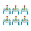 Step2 Water Works Plastic Toddler Outdoor Play Table with Accessories (6 Pack)