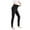 Black, variant on Women's Fleece Lined Leggings Full Length High Waist Classic Daily Wear