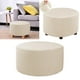 thumbnail image 1 of Funda Elástica , Taburete de Almacenamiento Plegable, de Muebles, forma forma forma Suave con Fondo Elástico ( Pequeña) Beige Macarena funda para reposapiés, 1 of 7