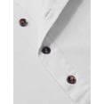thumbnail image 4 of sogami Men's Henley Collar Short Sleeve Button Up Shirt Casual Linen Shirt, 4 of 8