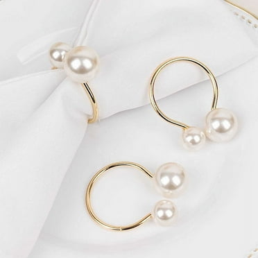 Efavormart Enticing Gold Plated Aluminum Napkin Rings for Place ...