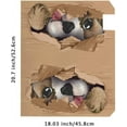 thumbnail image 3 of Magnetic Mailbox Covers Mailbox Stickers MailWraps Post Cover Cute Dog Peeking Through Hole Standard Size 20.7x18.03 inch Home Decor, 3 of 5