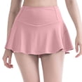 thumbnail image 1 of Gibobby Pantalones De Casuales Para Mujer Leggings de talle personalizados para mujer, para correr, Pilates, entrenamiento, falda de Yoga , pantalones cortos(Rosa, XL), 1 of 5