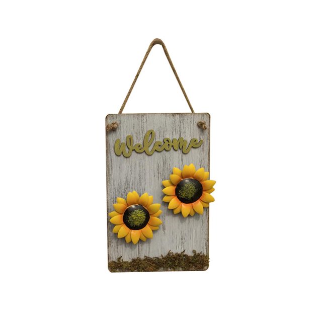 Pintura De Madera, Combinación De Flores De Sol De Hierro Forjado, Pintura Para Sala De Estar, Dormitorio, Bar, Decoración Colgante De Pared Minnieouse HA043097-05