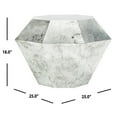 thumbnail image 4 of SAFAVIEH Grace Diamond Accent Table, Antique Silver, 4 of 7