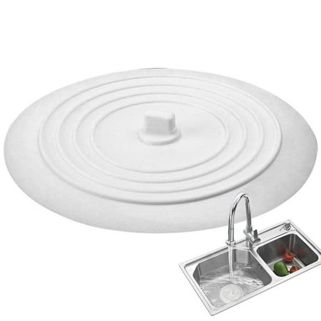 

Shower Drain Stopper | Large Silicone Drain Plug Hair Stopper | Portable Flat Suction Sink Strainer Cover for Kitchen Bathroom Accessories Laundry