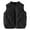 Black, variant on Bmisegm Boys Winter Vest For Kids Thickened Sleeveless Jacket Warm Padded Vest Boys Casual Outerwear For Daily Wear Sports Outdoor Activities 11-12 Years 150