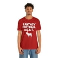 thumbnail image 4 of Funny Fantasy Football GOAT Shirt, Funny Fantasy Football Guru T-Shirt, 4 of 12