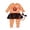 Orange-2, variant on Halloween Outfits for Baby Girls Long Sleeve Romper Jumpsuit with Tutu Skirts Baby Skeleton for Toddler Girls Size 3M-24M