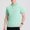 Green, variant on Afuyipoi Mens Solid Polo Shirts, Casual Outdoor Golf Shirts Business Tops for Summer Army Green