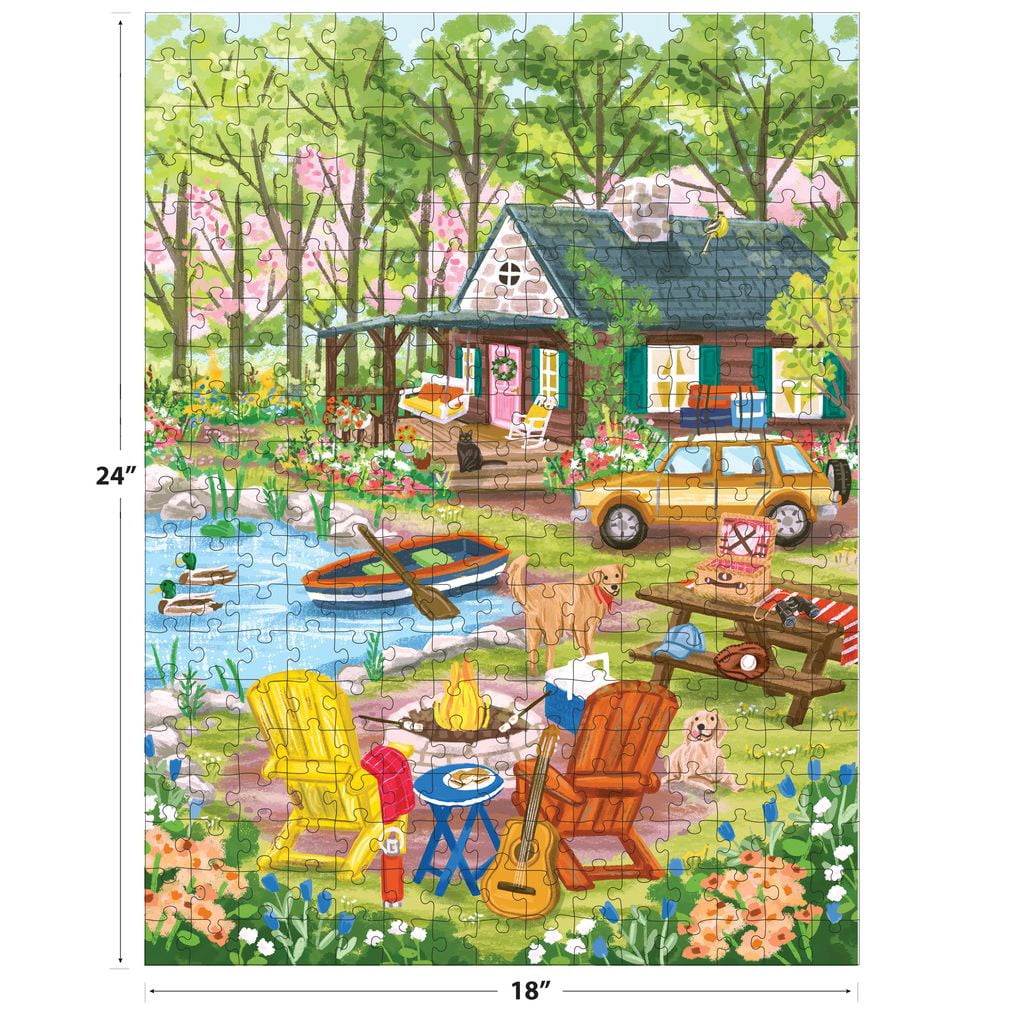 Olivia Gibbs 300pc - Cabin in the Forest