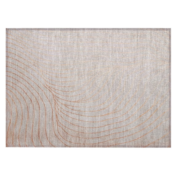 Dalyn Rugs Machine Washable Indoor/Outdoor Chantille ACN2107 Copper 1'8" x 2'6" Rug