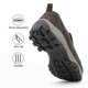 thumbnail image 5 of Mocasines Marrones para Hombre NORTIV 8 JS19007M Sin Cordones Antideslizantes, 5 of 7