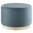 thumbnail image 2 of Tilden Ottoman in Cadet Blue Natural, 2 of 8
