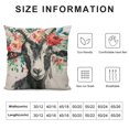 thumbnail image 5 of BCIIG Black Goat Pattern Throw Pillow Covers Animal Print Pillows Cover Cotton Linen Decorative Home Cushion Cover  for Sofa Couch, 5 of 5