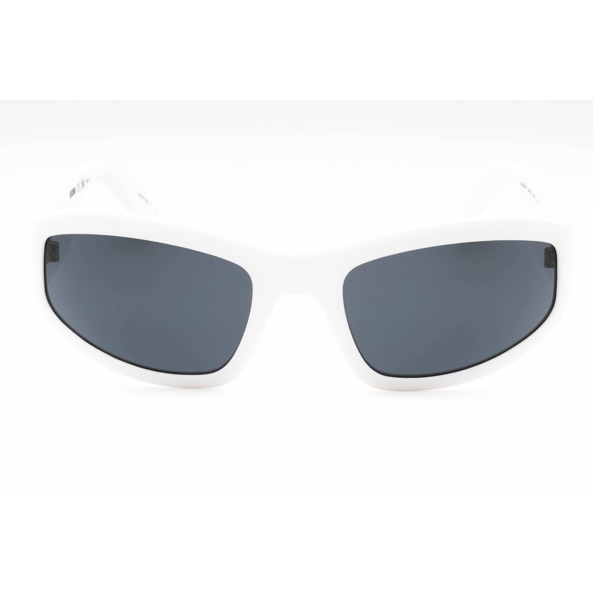 Moschino MOS164/S 06HTIR 60mm Rectangle Sunglasses Men's Matte White
