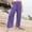 Purple, variant on Bnwani Girls Wide Leg Pants Pull On Pants Casual High Waist Loose Long Trousers Size 4-14 Beige