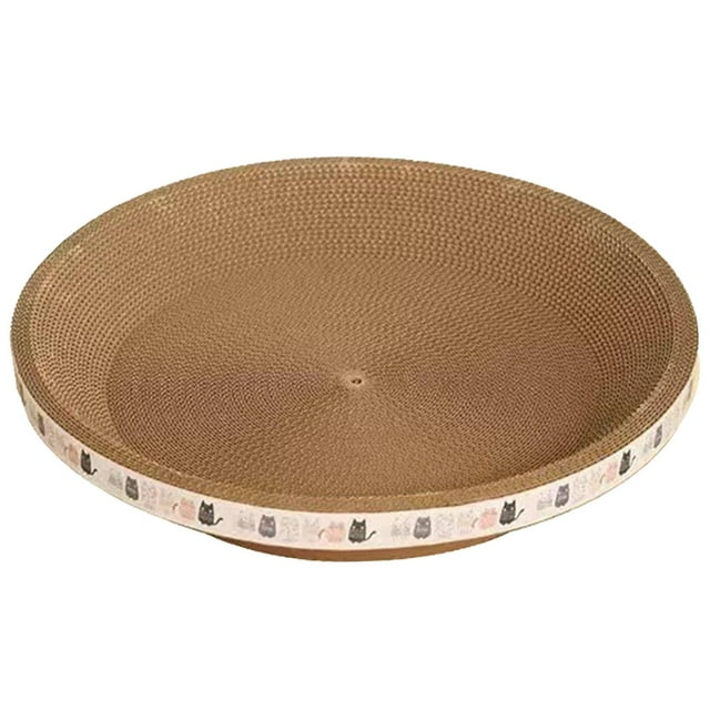 Tablero Rascador de Cartón para Gatos Yuyangstore Cama para Gatos de Interior 45 cm x 9 cm