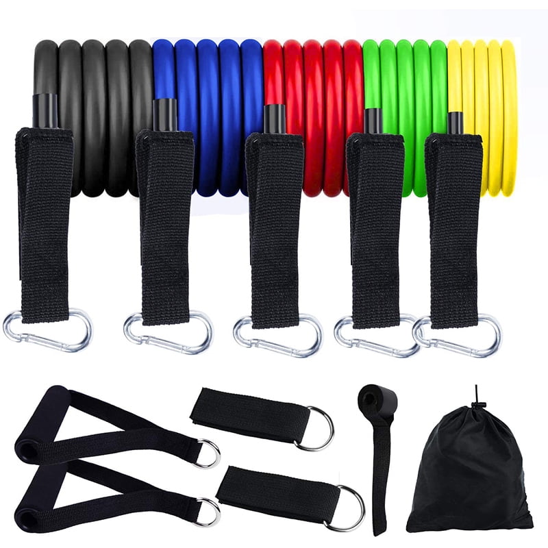 Resistance band set, 11piece tension band set, up to 150 pounds