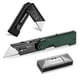 thumbnail image 1 of Navaja multiusos plegable WORKPRO con 10 hojas adicionales, color verde, 1 of 8