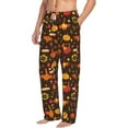 thumbnail image 6 of Gukieu Thanksgiving Turkey Print Men's Home Trousers, Elastic Drawstring Home Pajamas Clothing Suitable for Adult Men-XX-Large, 6 of 6