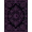 Purple Black, Pattern 5, variant on ODIKA 8'x10' Washable Area Rug Non-Slip Chair-Friendly Mat Black Gothic Witchy Maximalist Whimsigoth Victorian Floral Design with Roses for Dining Room, Large Office, Lounge