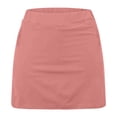 Athletic Skort for Women Solid Color Mid Rise Casual Skirt Pants Sports — free download
