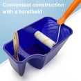 thumbnail image 3 of Paint Tray Ergonomic Paint Pot with Handle Mini Plastic Paint Tray Textured Deep Roller Frame for Painting, 3 of 7