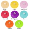 thumbnail image 5 of Non-toxic Silicone Reusable Heat Preservation Anti-dust Suction Lid Cup Cover Sealed Cover ROSE RED, 5 of 8