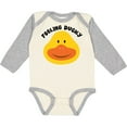thumbnail image 3 of Inktastic Duck Feeling Ducky Boys or Girls Long Sleeve Baby Bodysuit, 3 of 5