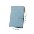 thumbnail image 3 of Magnetic Closure Notebook | Notepad for Business, Office & Conferences | Professional Writing Journal with Secure Closure | 8.5x5.8 Inch Dark Blue, Navy, Green, Gray, Light Blue, 3 of 6