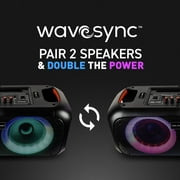 Dolphin SP-2600RBT Boombox Speaker with Mic Input & Sound-Activated Light, Bluetooth & USB, Play Music Anywhere