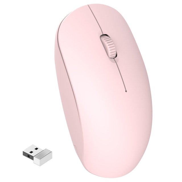 Wireless Mouse Battery Powered Silent Wide Compatibility 2.4Ghz Computer Mouse for Windows