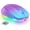 blue-purple, variant on Rechargeable Wireless Mouse -Light Up Mouse for Laptop, Small Cordless Mice with Quiet Click & LED Lights for Kids' Chromebook, Windows, Mac PC Computer - Black