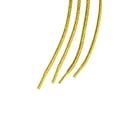 thumbnail image 2 of INSPIRE CHIC Glitter Shiny Shoelace Sparkling Shimmery Sneakers Round Shoe Laces Strings Dark Goldenrod 50cm/19.68", 2 of 4