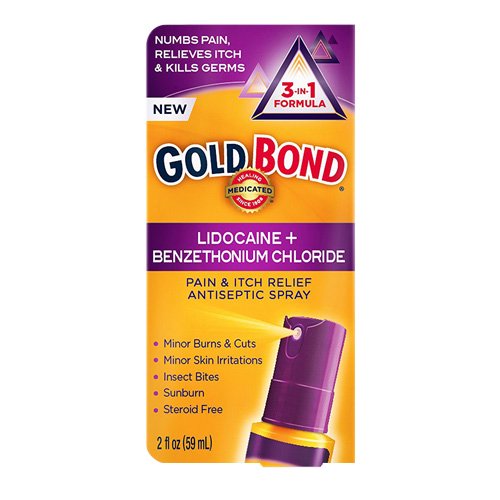 Gold Bond Pain And Itch Relief Antiseptic Spray, 2 oz, 2 Pack Walmart