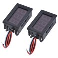 thumbnail image 5 of 3 Wire DC Digital Display Voltmeter Display 0.56 Inch LED Digital External Display Module DC 099.9V(Blue Red ), 5 of 5