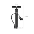 thumbnail image 2 of PRINxy Bike Pump Portable Ball Pump Inflator Bicycle Floor Pump With Auxiliary Nozzle Easiest Use, 2 of 9