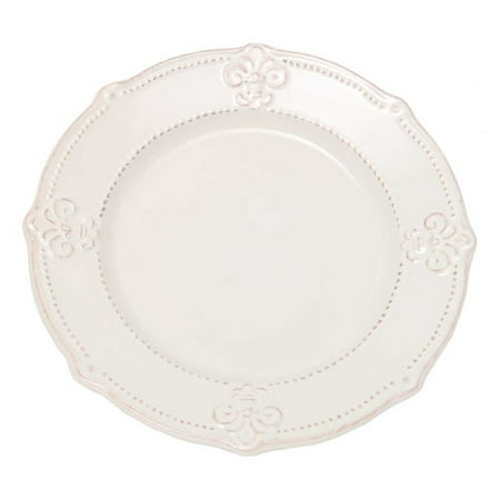 Ophelia Co Oswaldo 10 Fleur De Lis Dinner Plate Set Of 4 Oswaldo 10 Fleur De Lis Dinner Plate