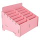 thumbnail image 3 of Desktop Mobile Phone Holder Caddy Pen Holder Wooden Cell Phone Storage Box Board 12 Compartments Wood Phone Locker Case Classroom Cell Phone Rack Offi, 3 of 3