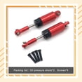 thumbnail image 3 of Vogacara Amortiguador hidráulico para coche de control remoto, 2 piezas, amortiguador lleno de aceite para vehículo, actualización de reparación de Kits de construcción modelo Rojo Vogacara  FN012223-02B, 3 of 6